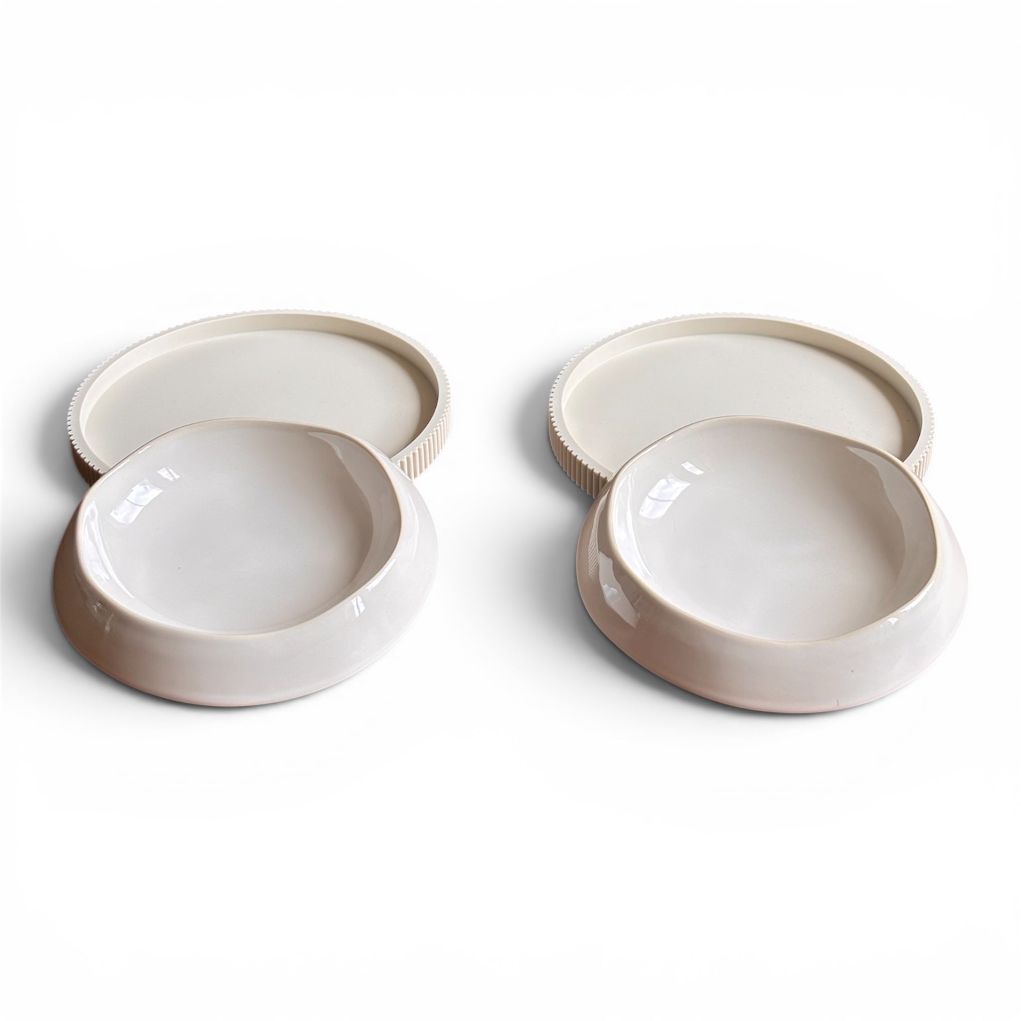 The Anti-Slip Ceramic Pet Bowl Set