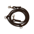Hands Free Braided Leash- Brown