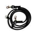 Hands Free Braided Leash- Black